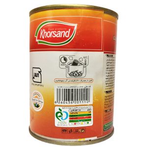 کنسرو سس ماکارونی با سویا خرسند – 370 گرم بسته 6 عددی