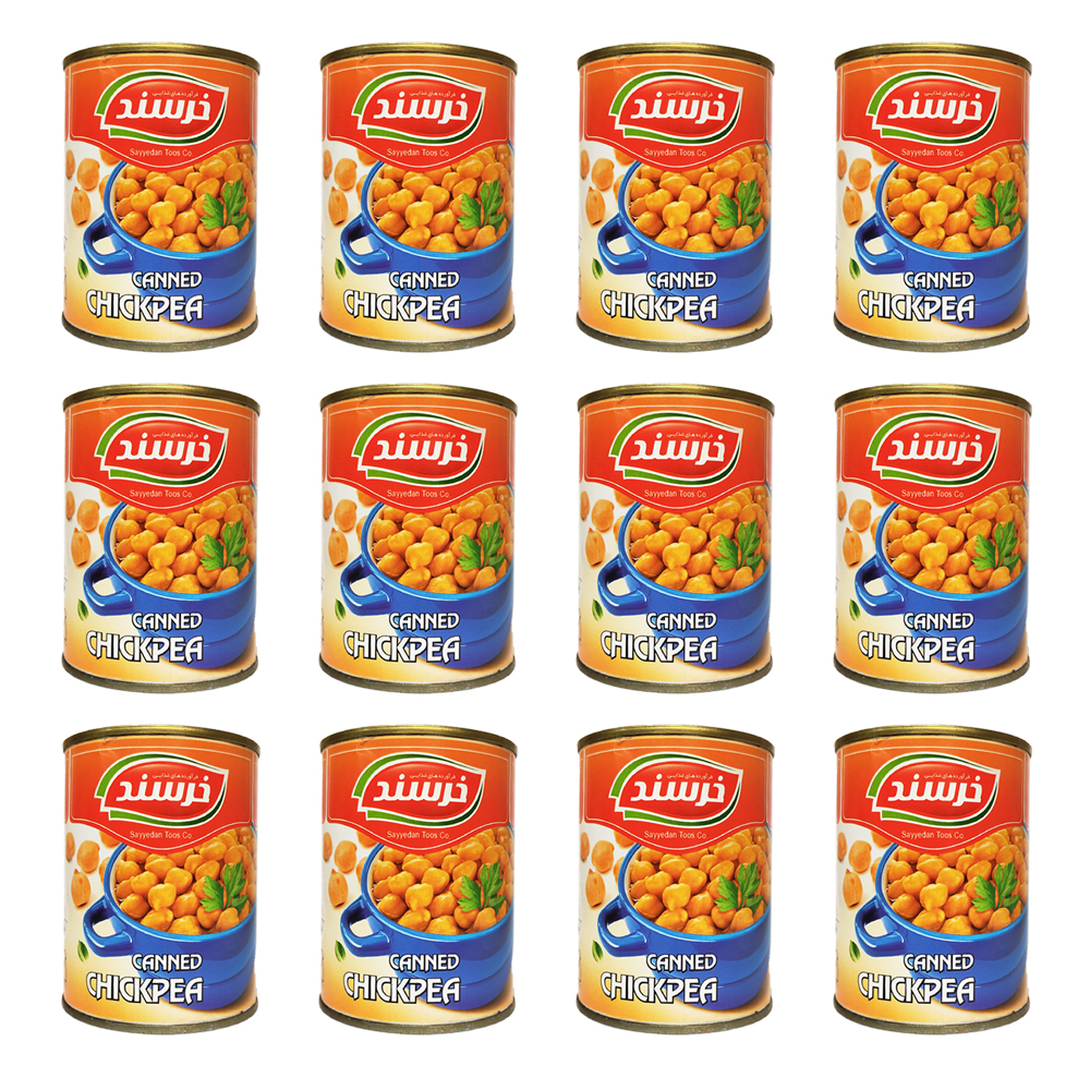 کنسرو نخود آبگوشتی خرسند