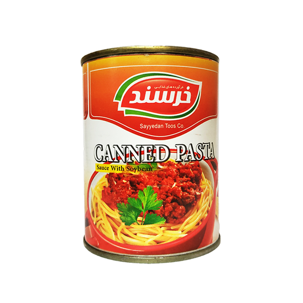 کنسرو سس ماکارونی خرسند