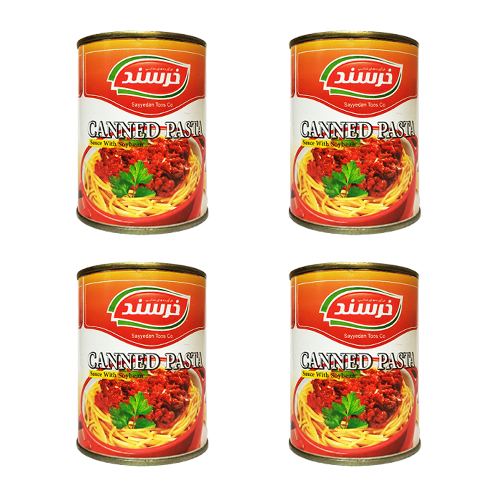 کنسرو سس ماکارونی خرسند