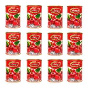 کمپوت آلبالو 370 گرمی خرسند