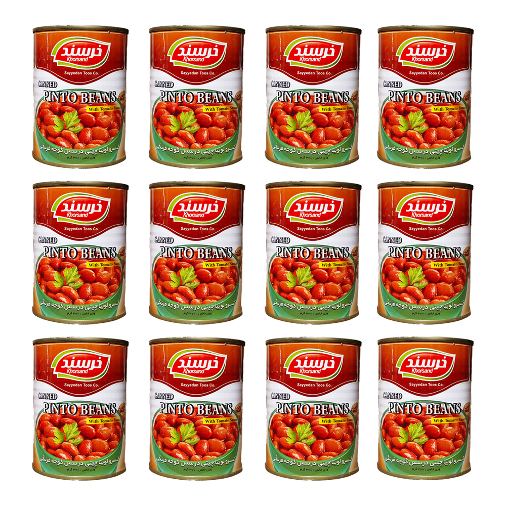 کنسرو لوبیا چیتی خرسند