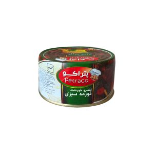 کنسرو خورشت قرمه سبزی با گوشت پتراکو
